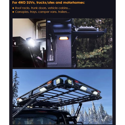 dimmable dual-color LED area light ready for mounting