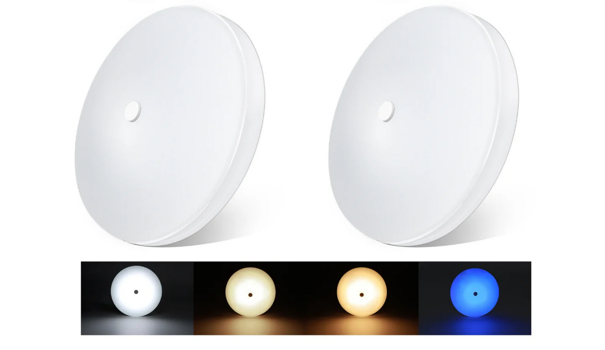 round LED surface light shown generically