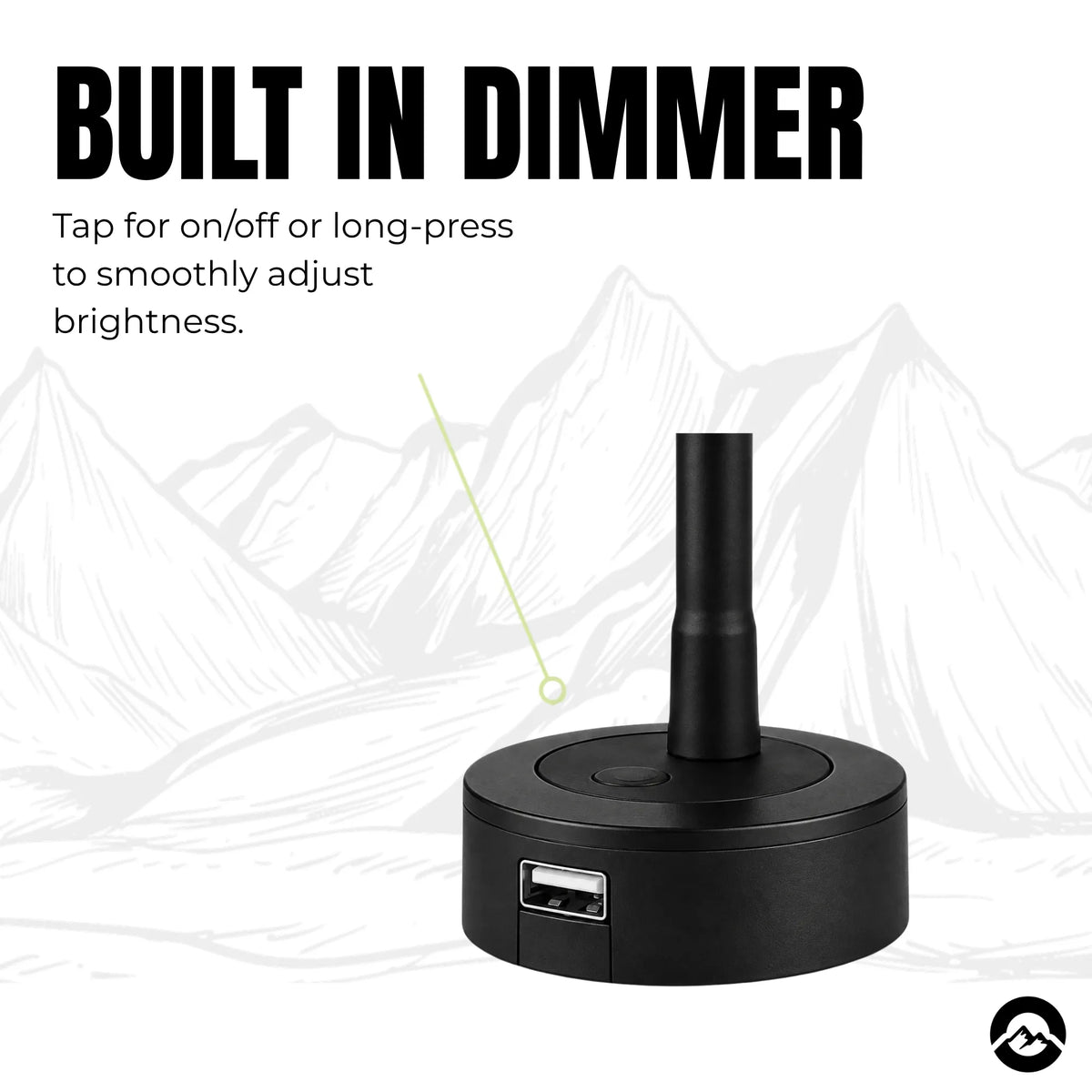 Dual Zen LED reading light set for caravans, campervans, and off grid vehicles