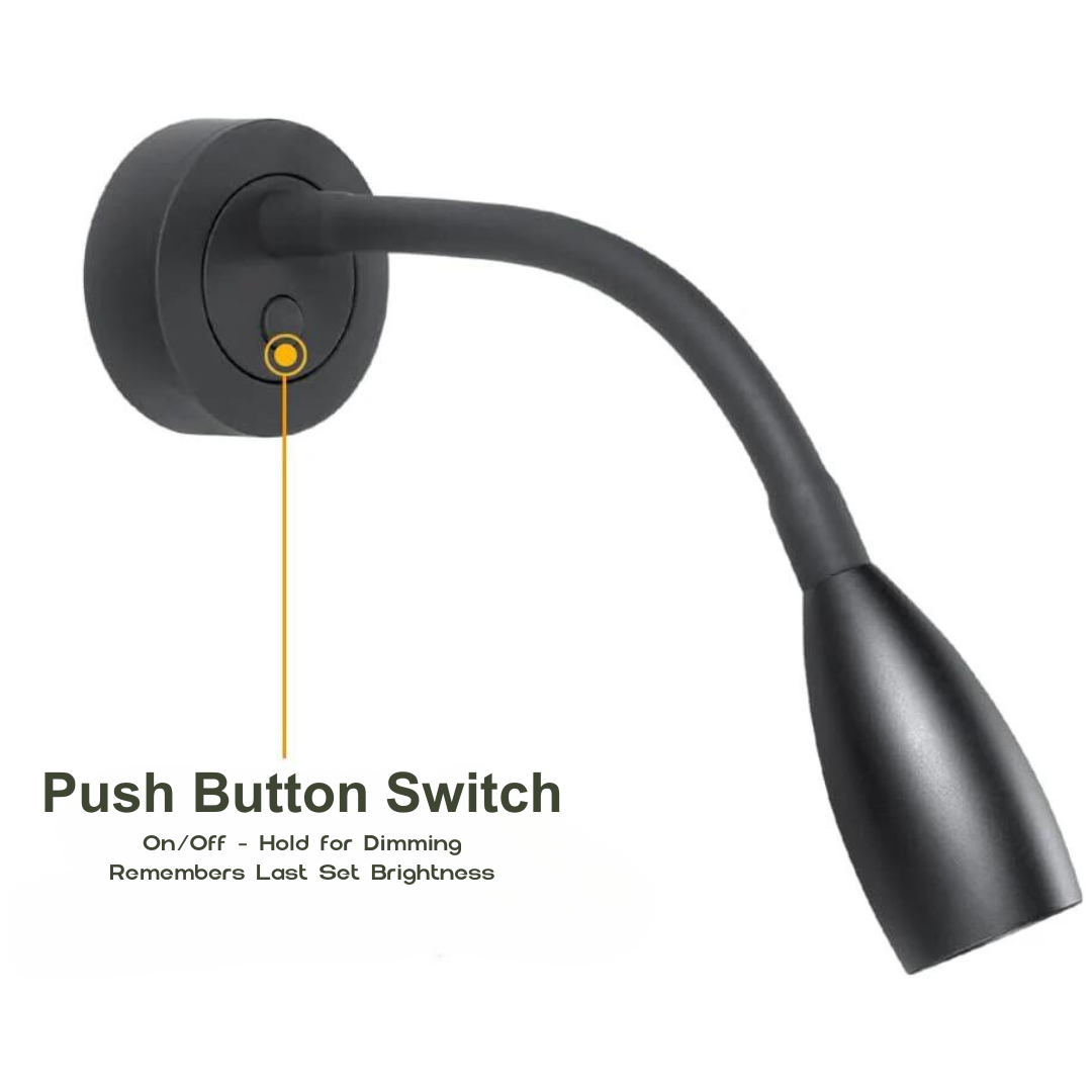 two max reading lights displayed side by side