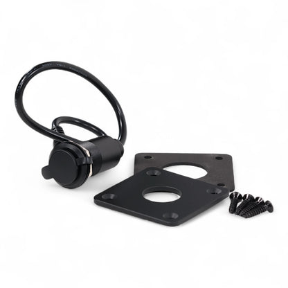 Caravan wall mounted waterproof DC 5.5 x 2.1 socket for Starlink Mini systems