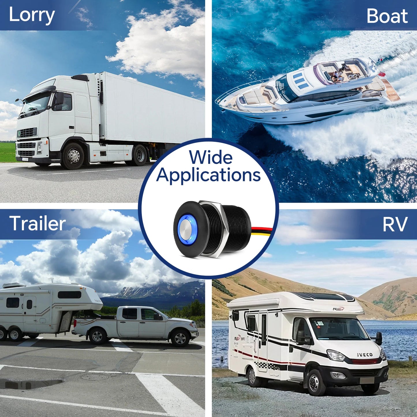 black led dimmer unit isolated on plain background