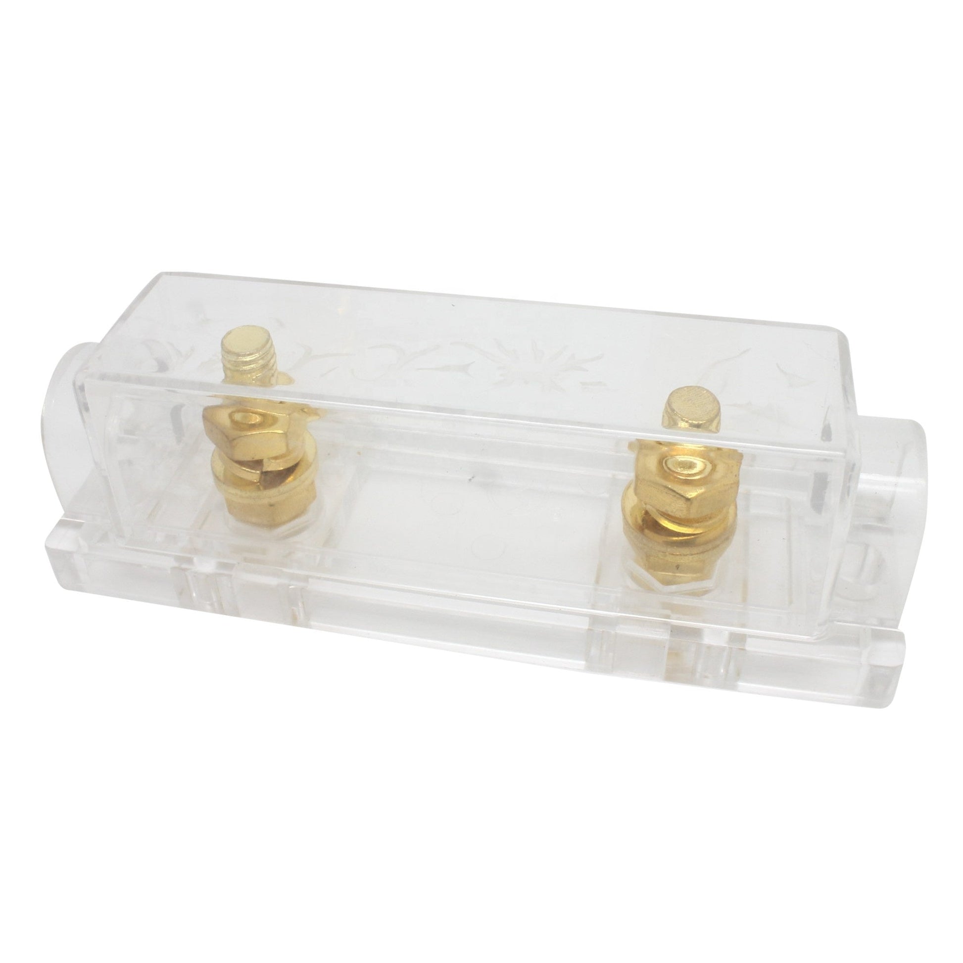 Single ANL fuse holder for auxiliary battery and main feed protection in campervans