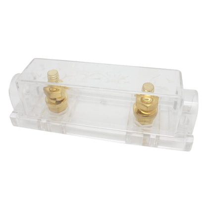 Single ANL fuse holder for auxiliary battery and main feed protection in campervans