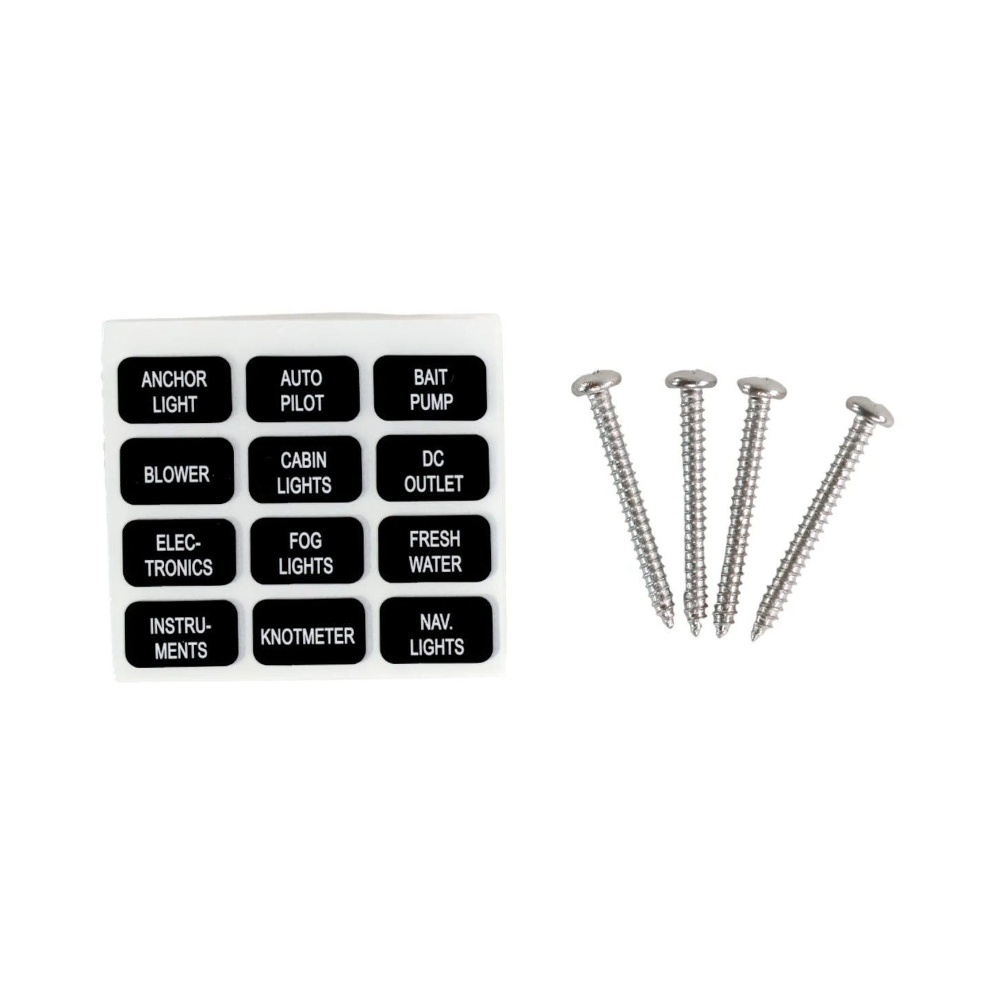 off grid fuse panel with 6 fused outputs and led lights