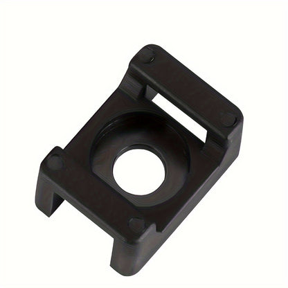 20pcs (M3) Saddle Type Cable Tie Holders - Black