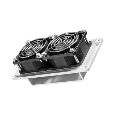 black 12v air ventilation exhaust fan for caravan