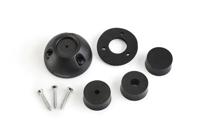 Black 2-8mm vertical cable gland 16mm for waterproof roof cable routing