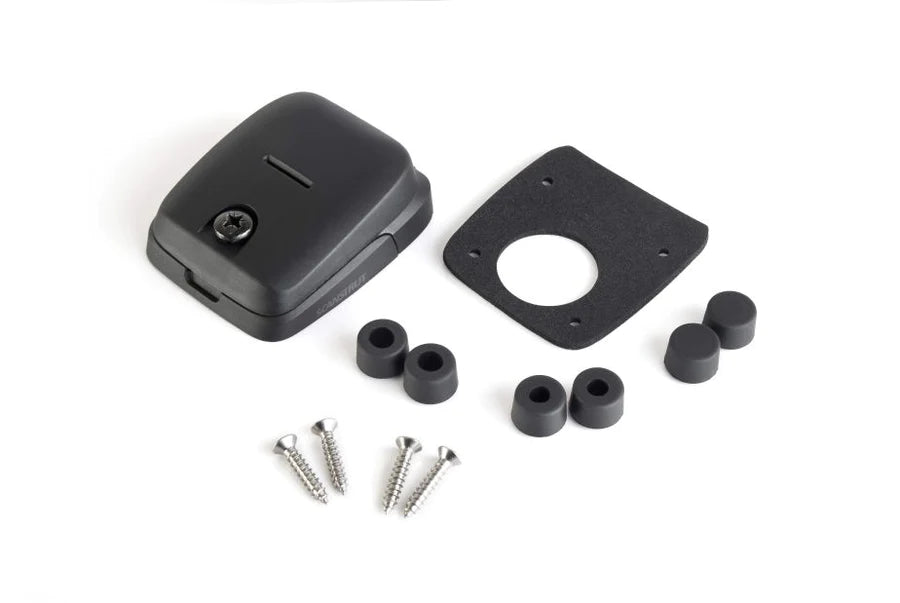 Black double cable gland 5-6mm for waterproof roof cable routing