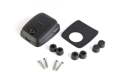 Black double cable gland 5-6mm for waterproof roof cable routing