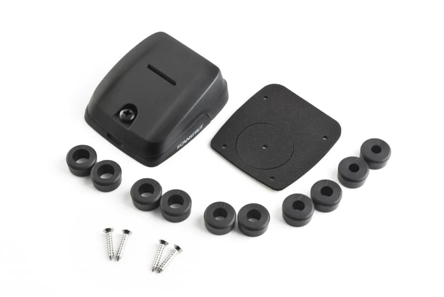 Black double cable gland 6-10mm for waterproof roof cable routing