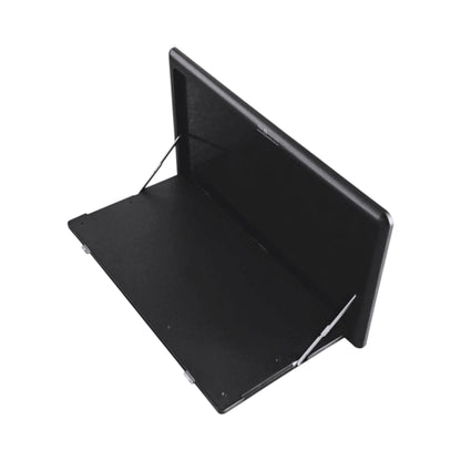 rv outdoor folding picnic table black finish