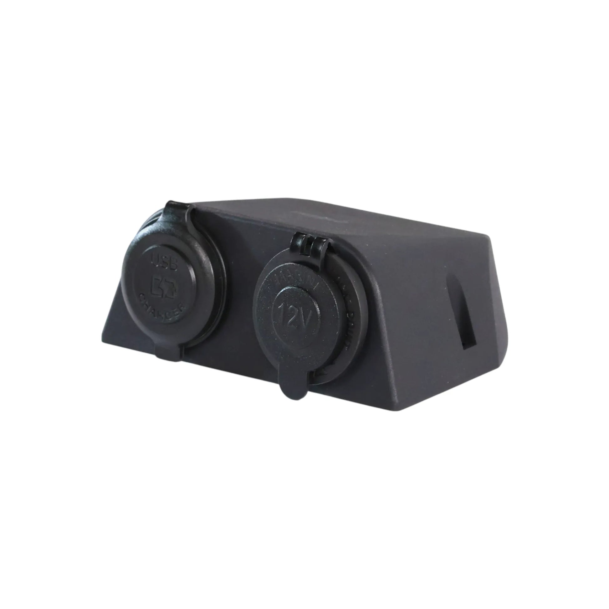 strong black surface mount housing for van conversions