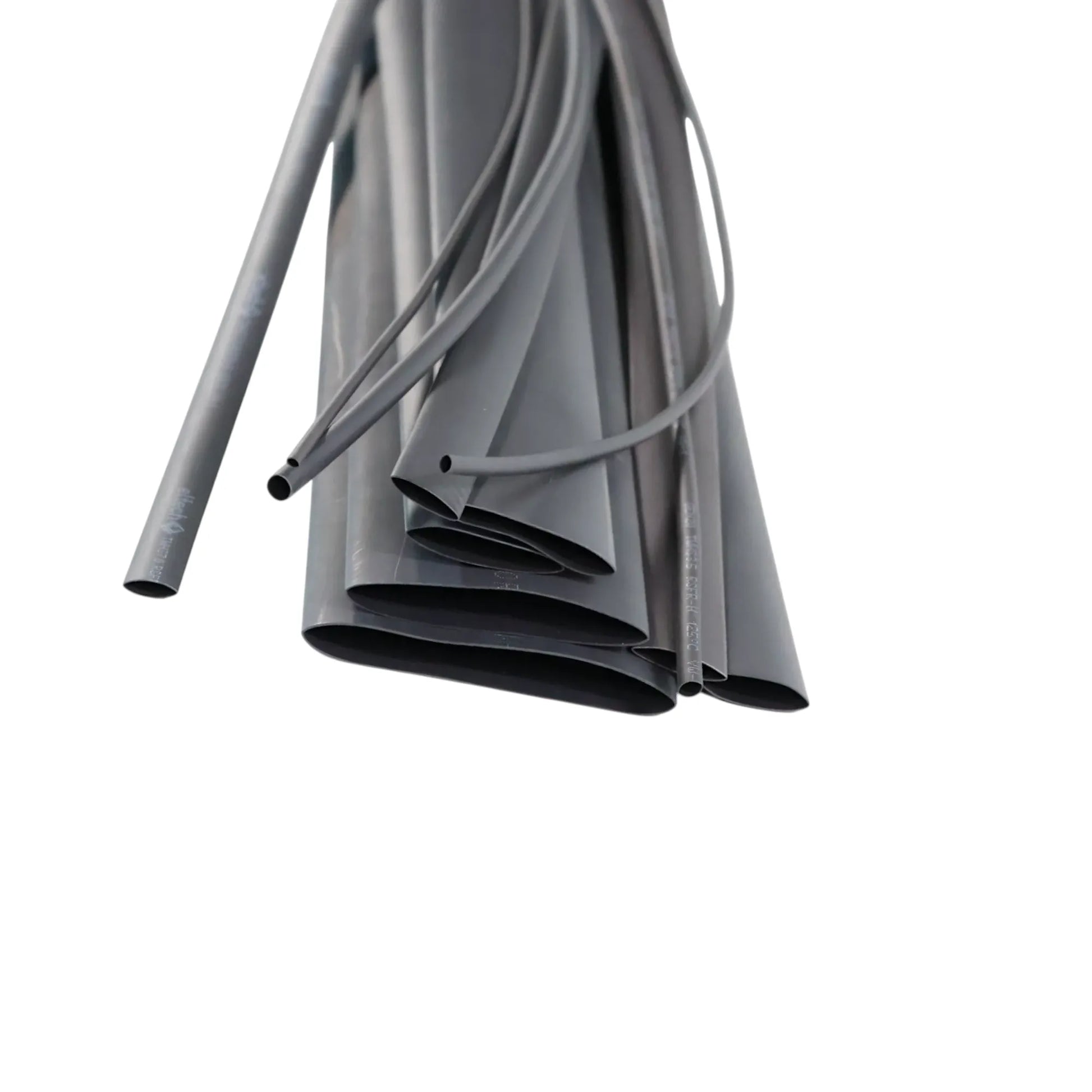black heat shrink tube 1.2m length for campervan electrical wiring and cable insulation