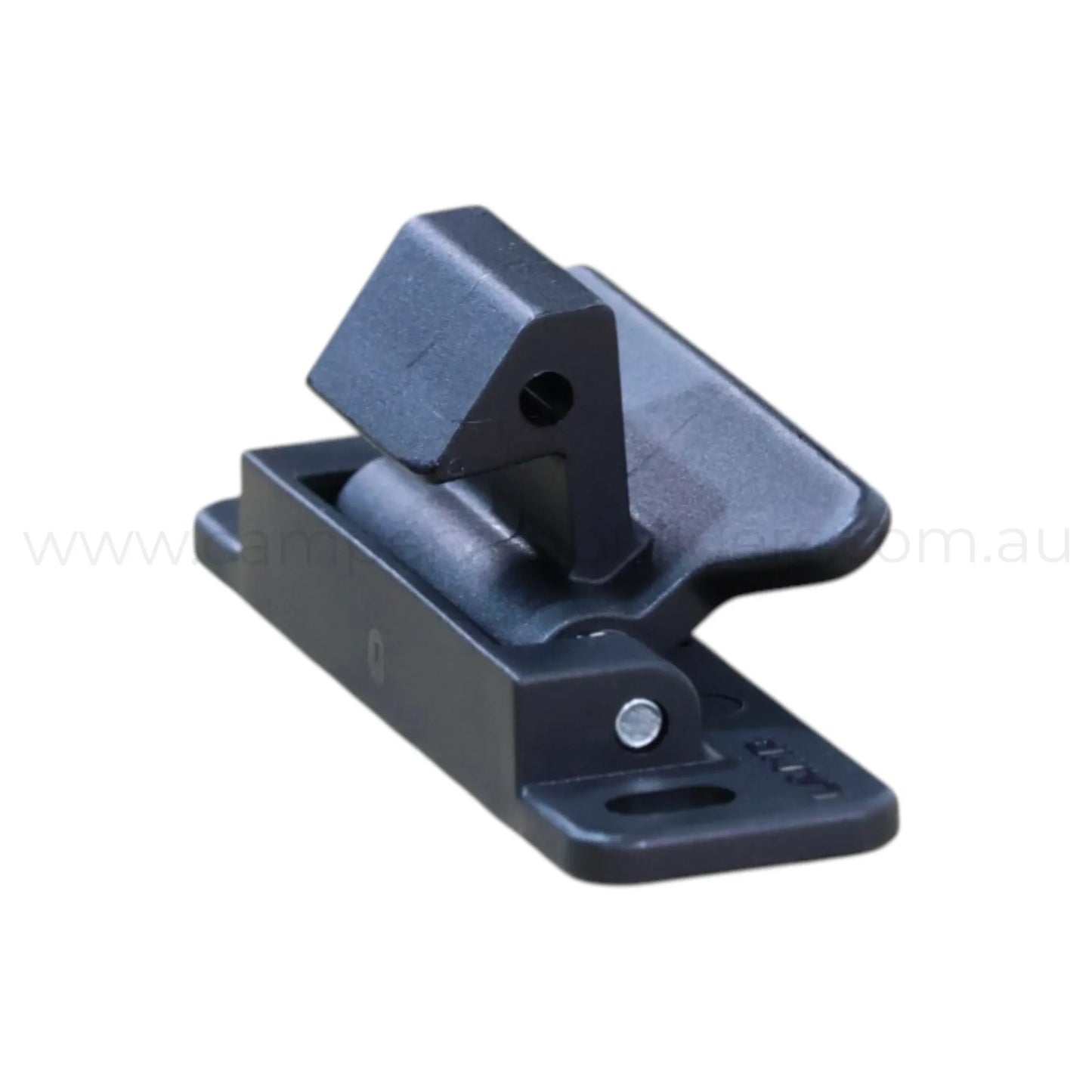 Caravan overhead cupboard locking latch black finish for secure storage