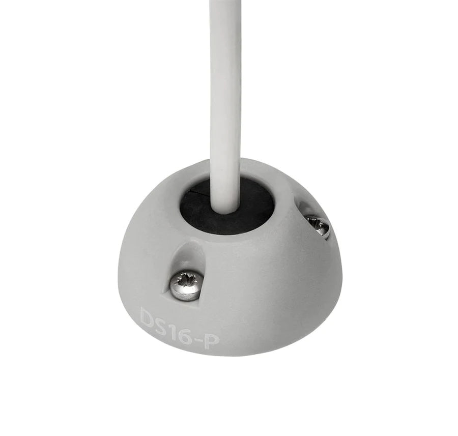 Caravan black vertical cable seal for clean waterproof installations