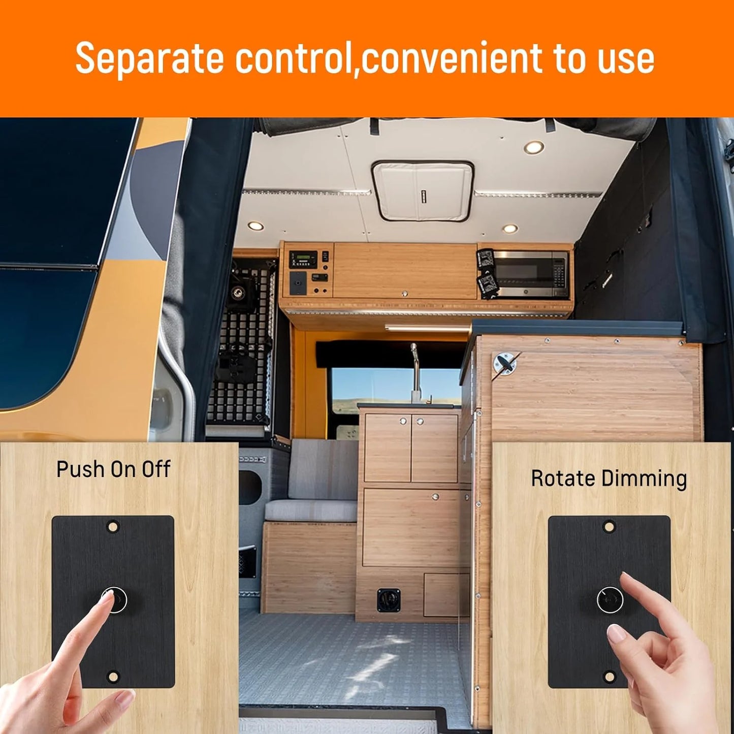 pwm dimmer control shown in neutral product view