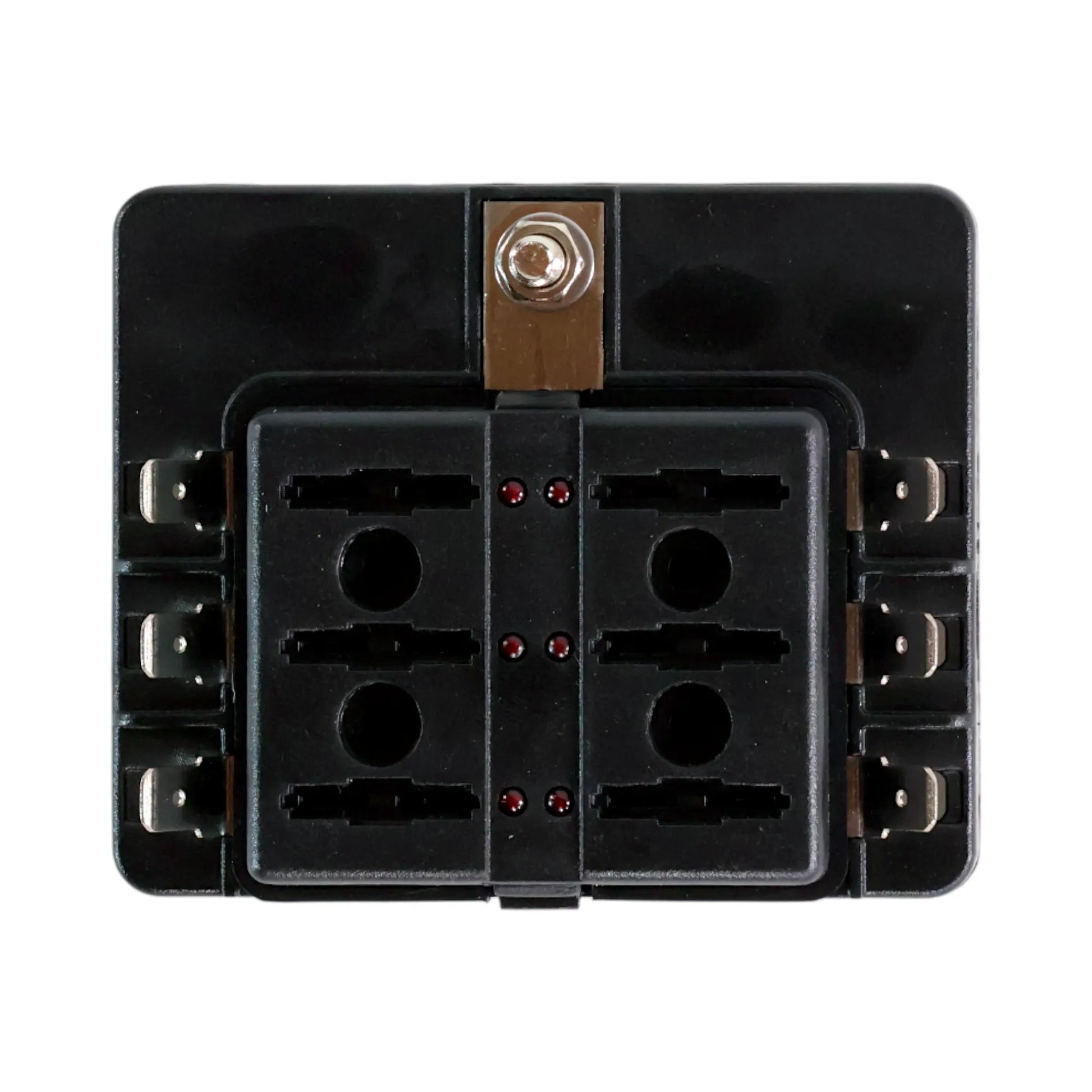 campervan 6 way blade fuse panel with led status lights