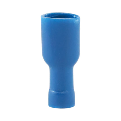 Blue fully insulated female quick disconnect (100 pack) for caravan, rv, and campervan 12v wiring connections