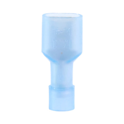 Blue nylon fully insulated female quick disconnect (100 pack) for caravan, rv, and campervan 12v wiring connections