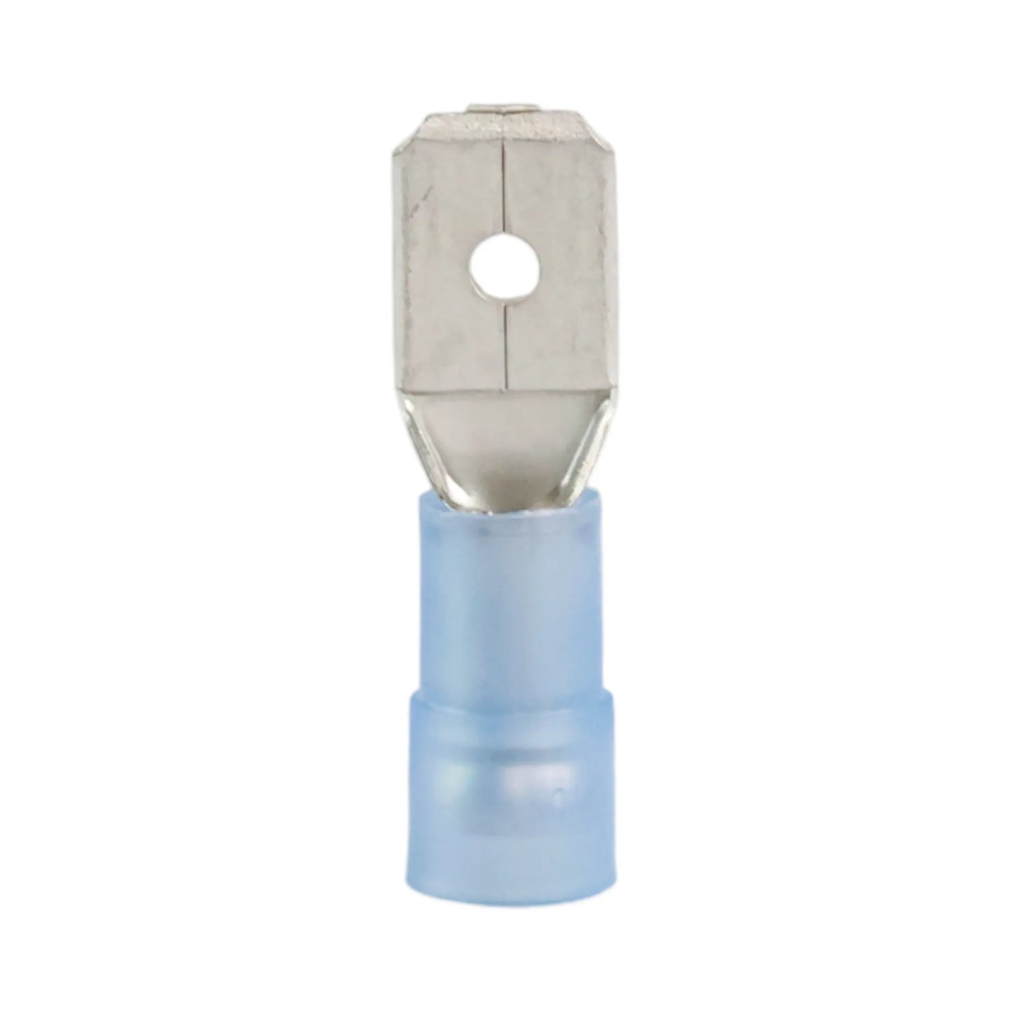 Blue nylon male quick disconnect (100 pack) for caravan, rv, and campervan 12v wiring connections