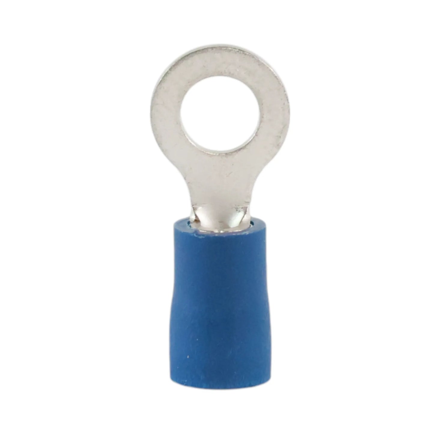 Blue vinyl insulated ring terminal M5 (100 pack) for caravan, rv, and campervan 12v wiring connections