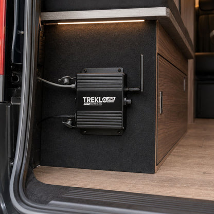 Treklo boosted power supply for Starlink Mini off grid travel setups