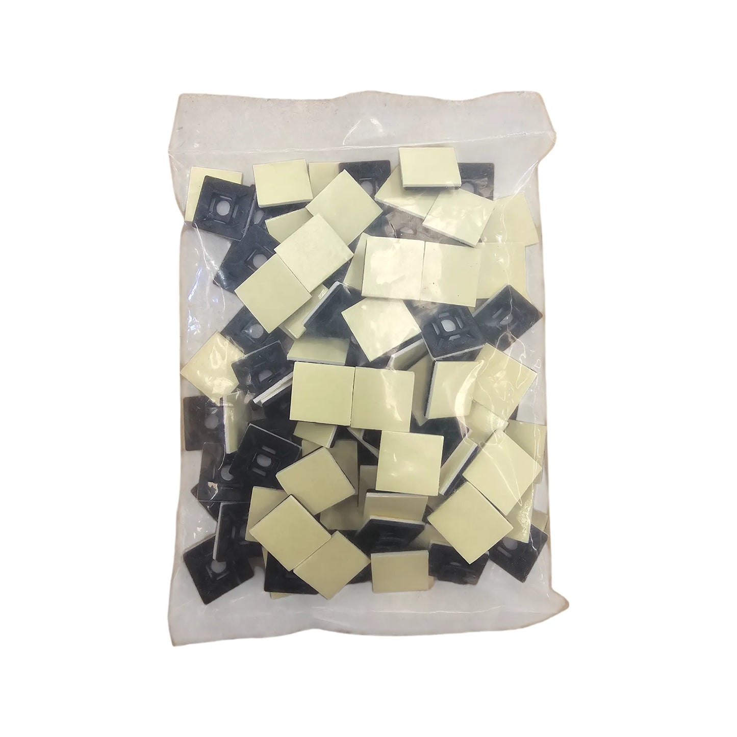 Adhesive cable tie mount for neat cable management in off-grid builds