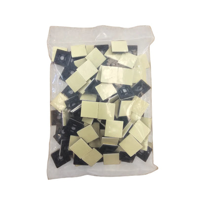 Adhesive cable tie mount for neat cable management in off-grid builds