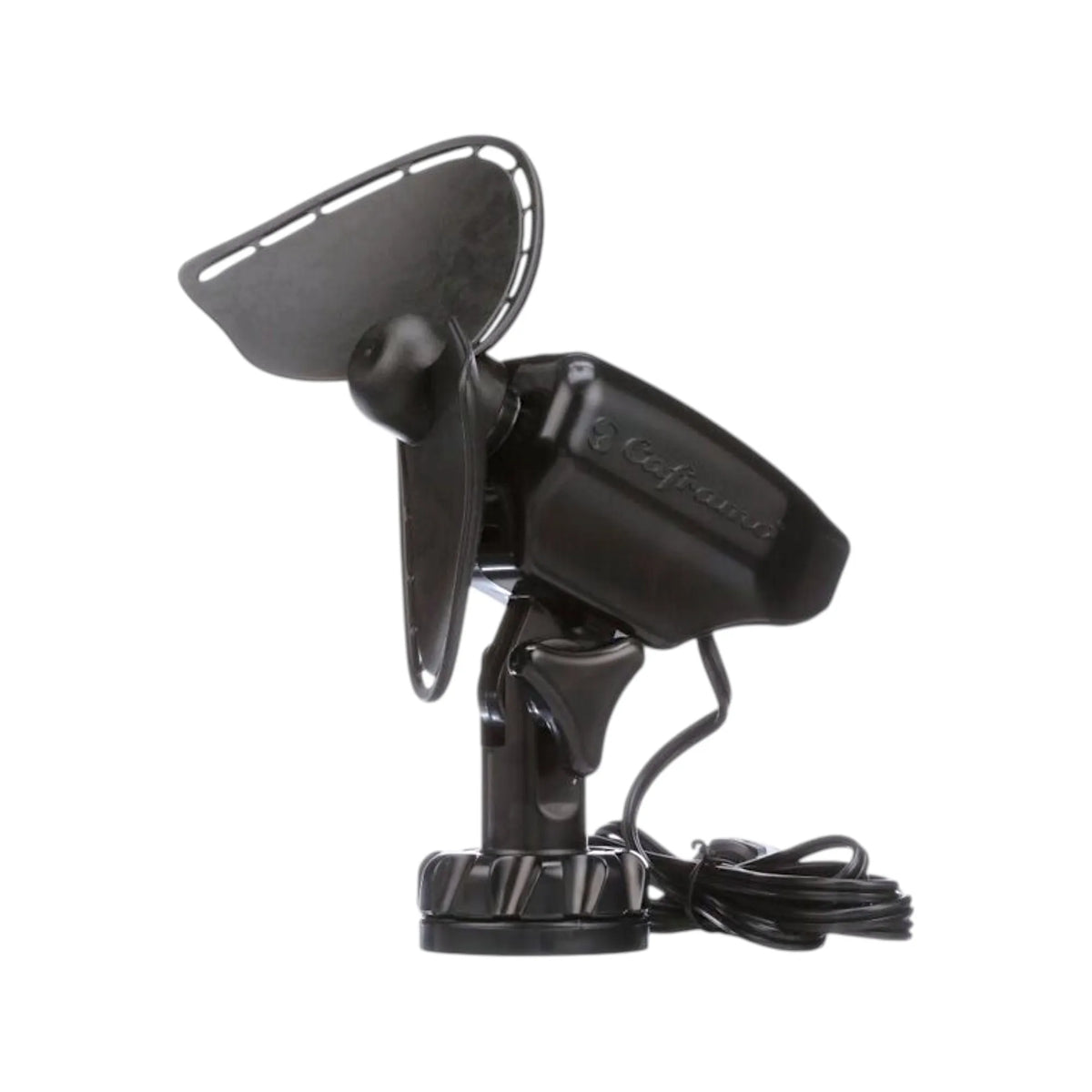 Caframo 747 black campervan cooling fan for improving airflow throughout compact mobile interiors