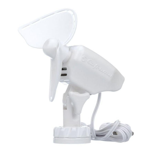 Caframo 747 white motorhome air circulation fan for comfortable recreational vehicle interiors