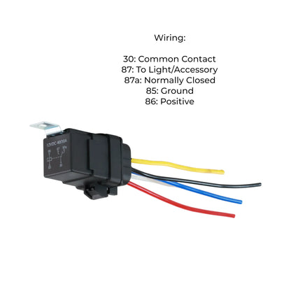 rv 12v waterproof relay 5 pin 40a for external circuits and harsh environments
