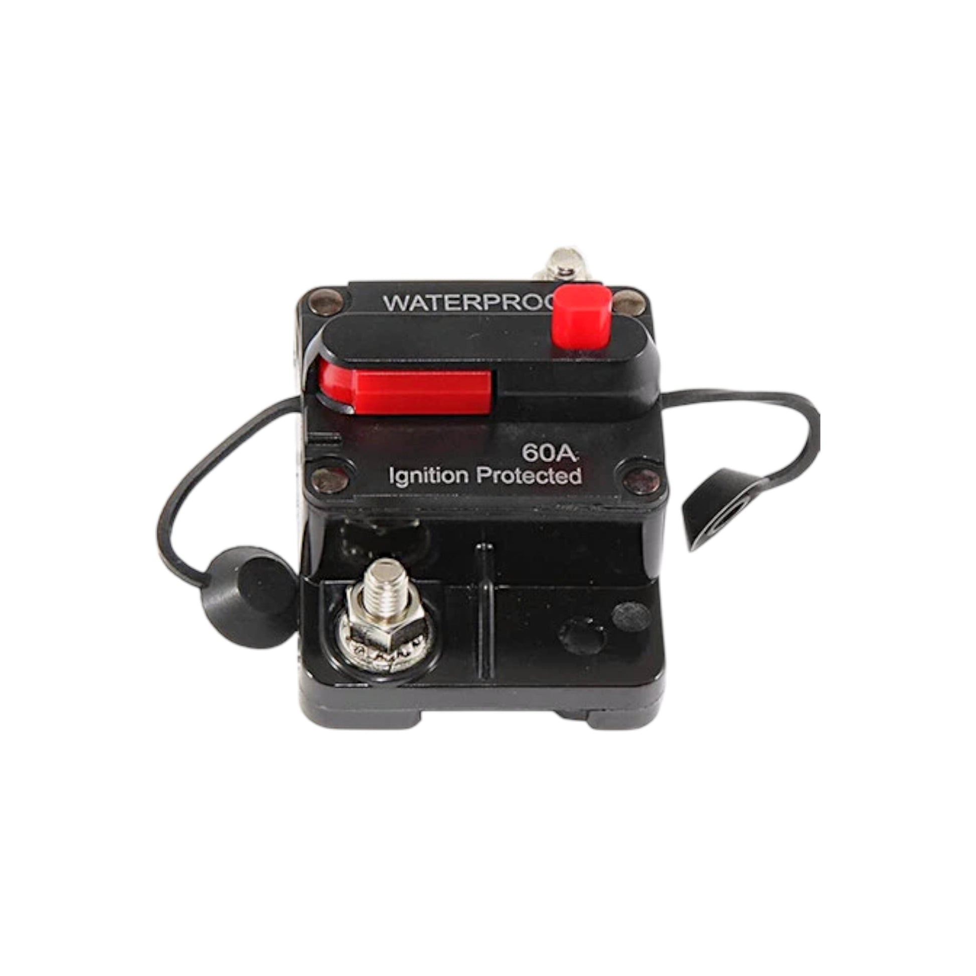 durable 60 amp dc flush breaker for marine and off grid applications