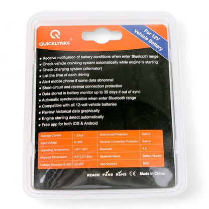 smart battery monitor for tracking 12v battery health