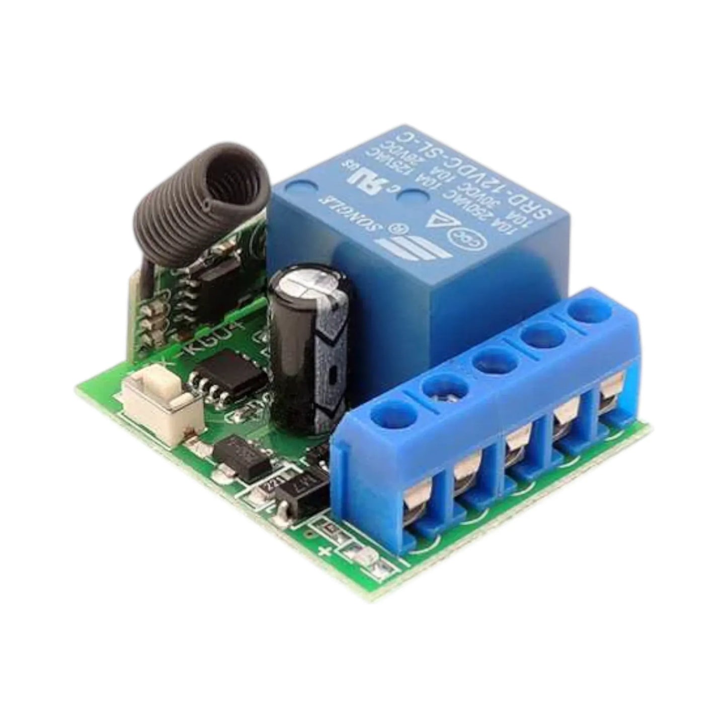 12v DC wireless relay controller for off grid electrical systems