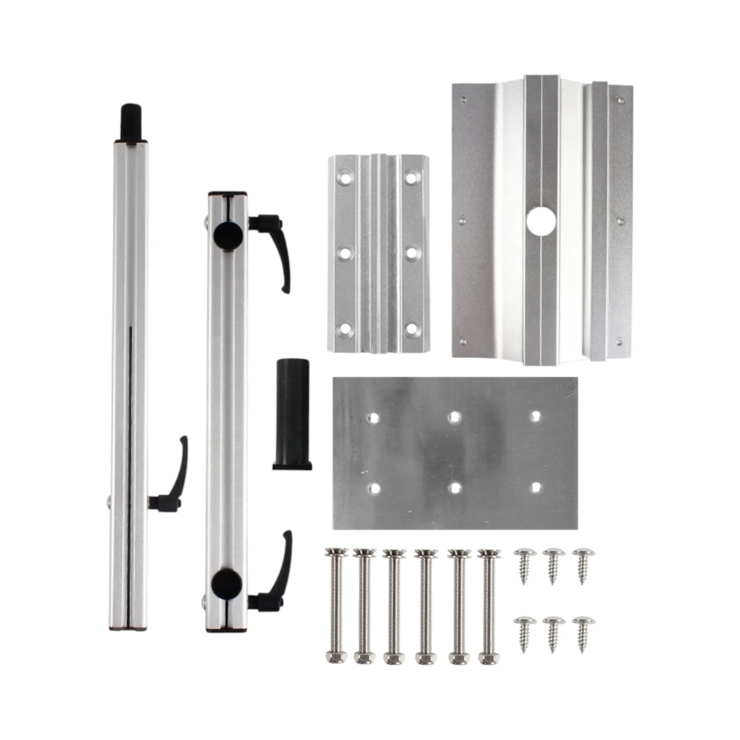 rv and camper heavy duty aluminum swivel table 360 degree rotation silver finish