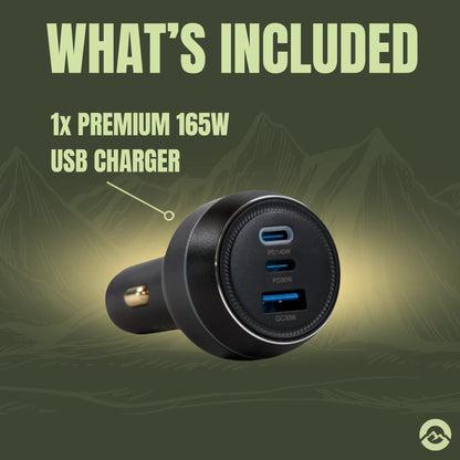 Campervan 100W USB C charger for modern touring vehicle installations