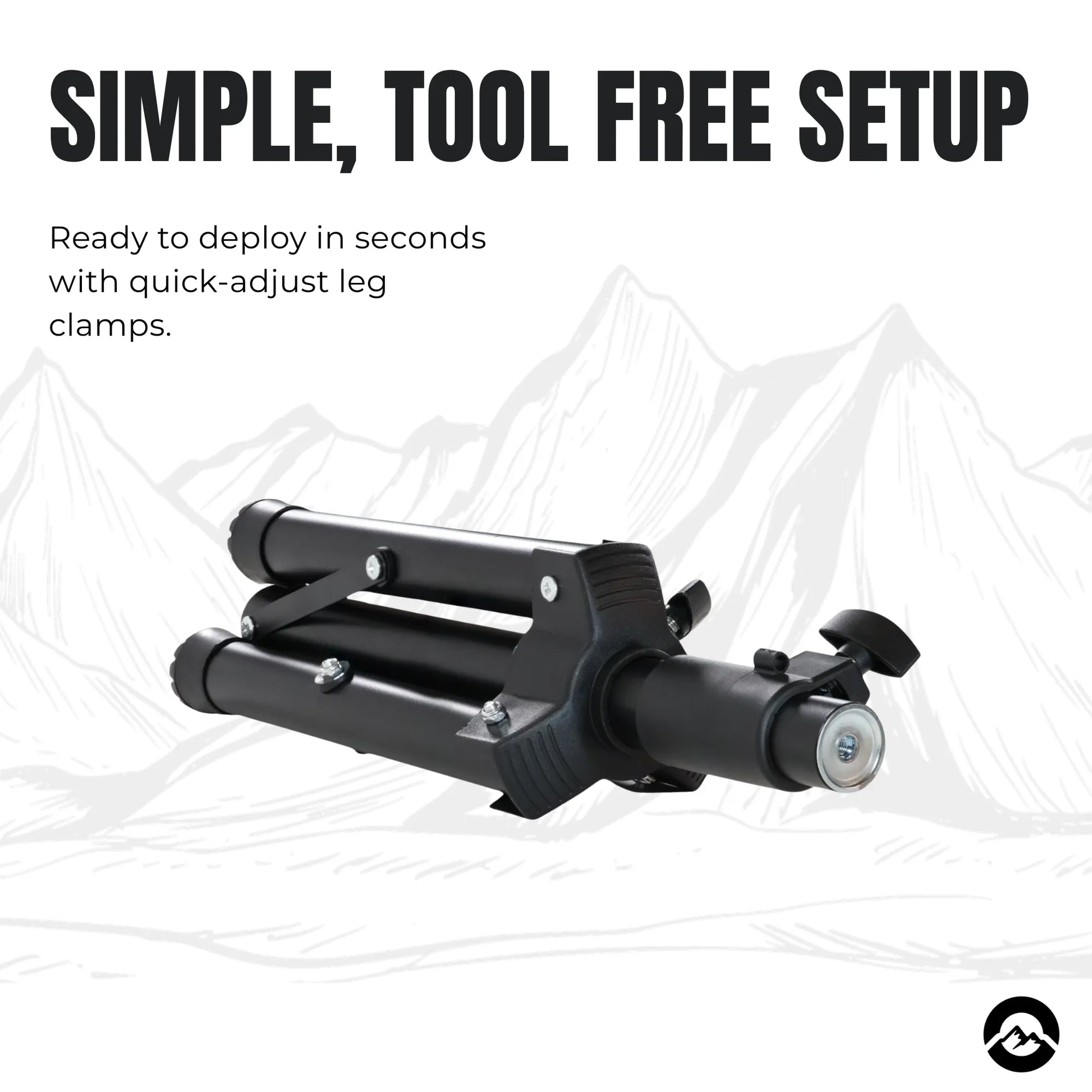Campervan Starlink Mini tripod stand for portable touring installations