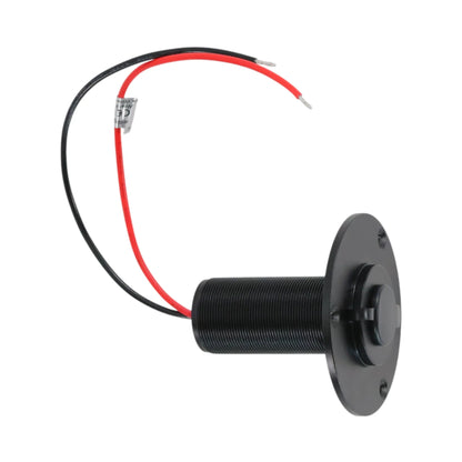 Caravan mounted waterproof power outlet for Starlink Mini connectivity systems