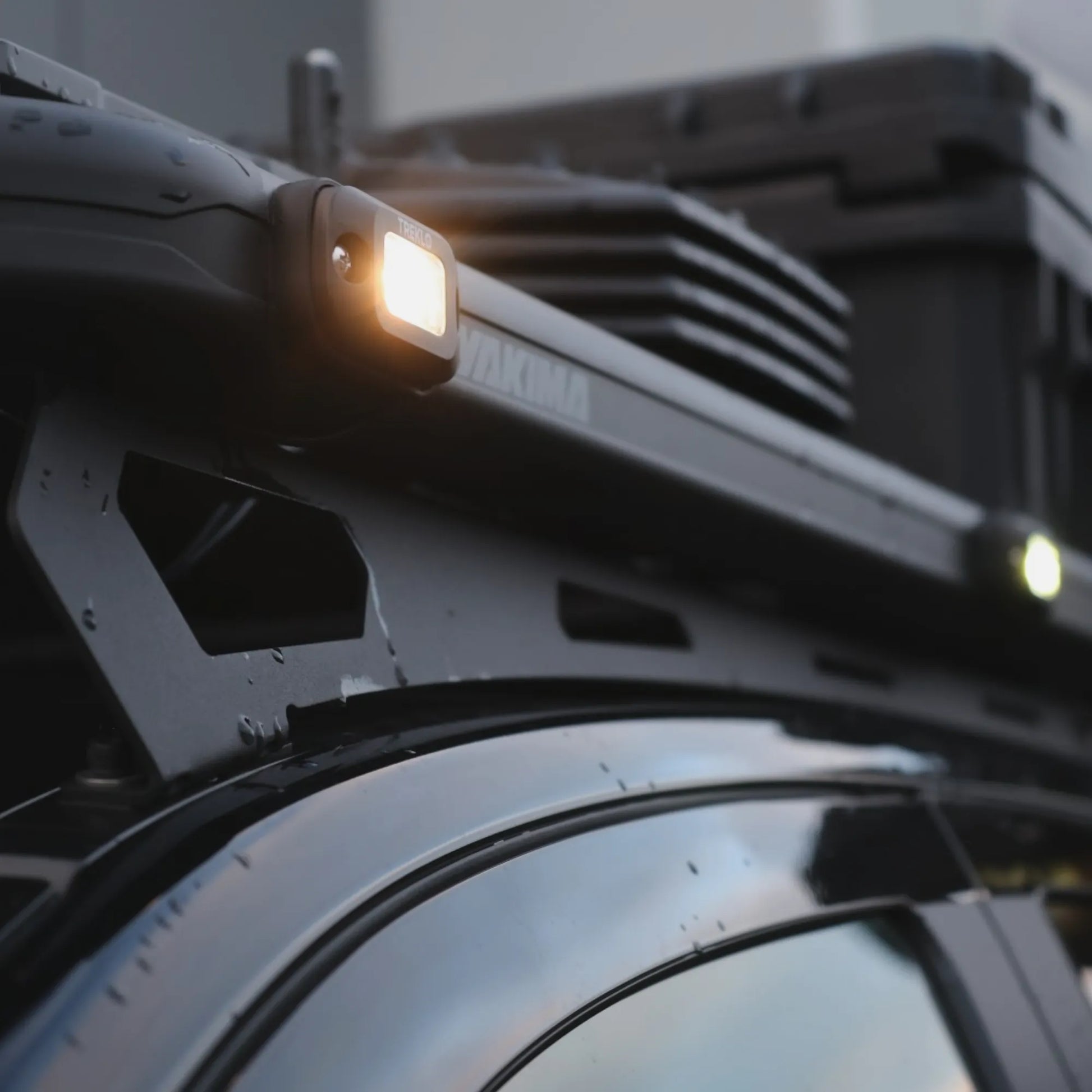 Exterior LED rock light kit for caravans, RVs, and campervans