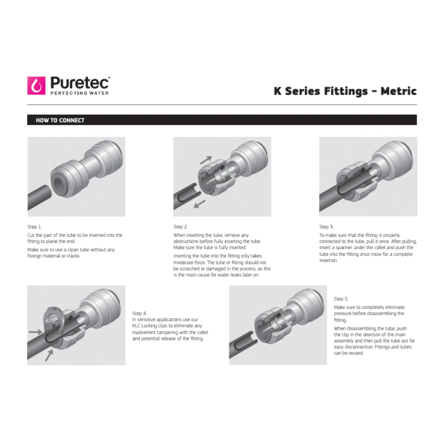 puretec 12mm connector for reliable rv plumbing