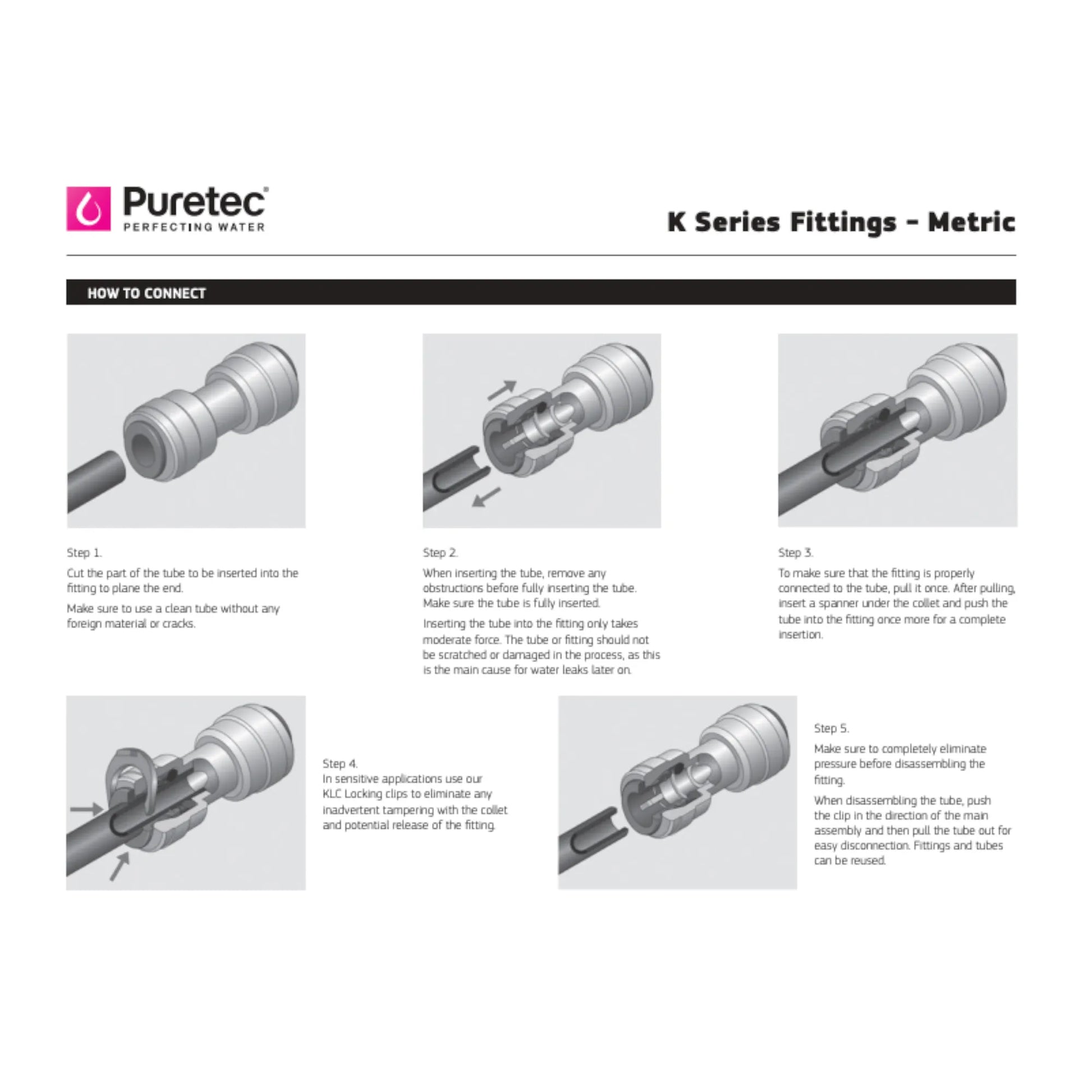 puretec 12mm connector for reliable rv plumbing