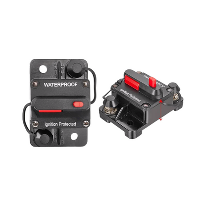 caravan flush mount 60a dc breaker for solar and battery protection