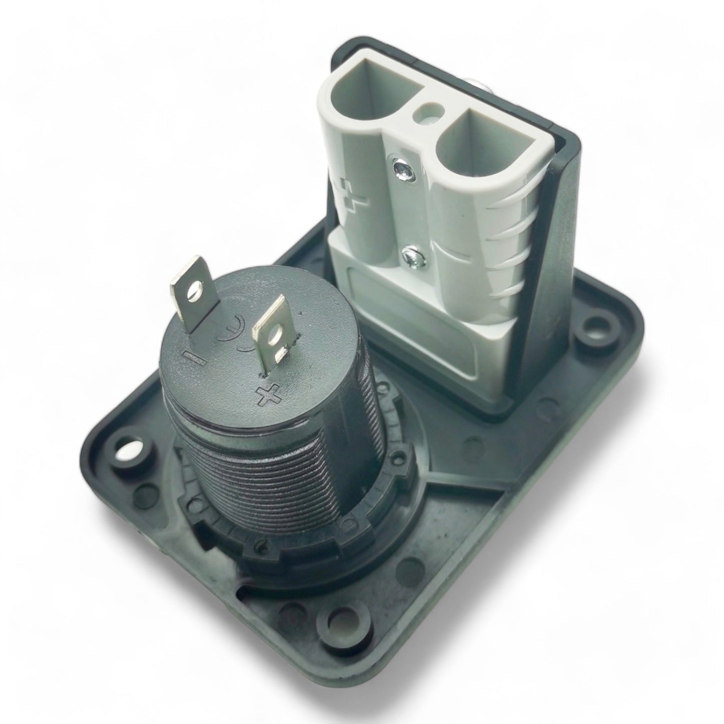 dual outlet surface mount for anderson and 12v power