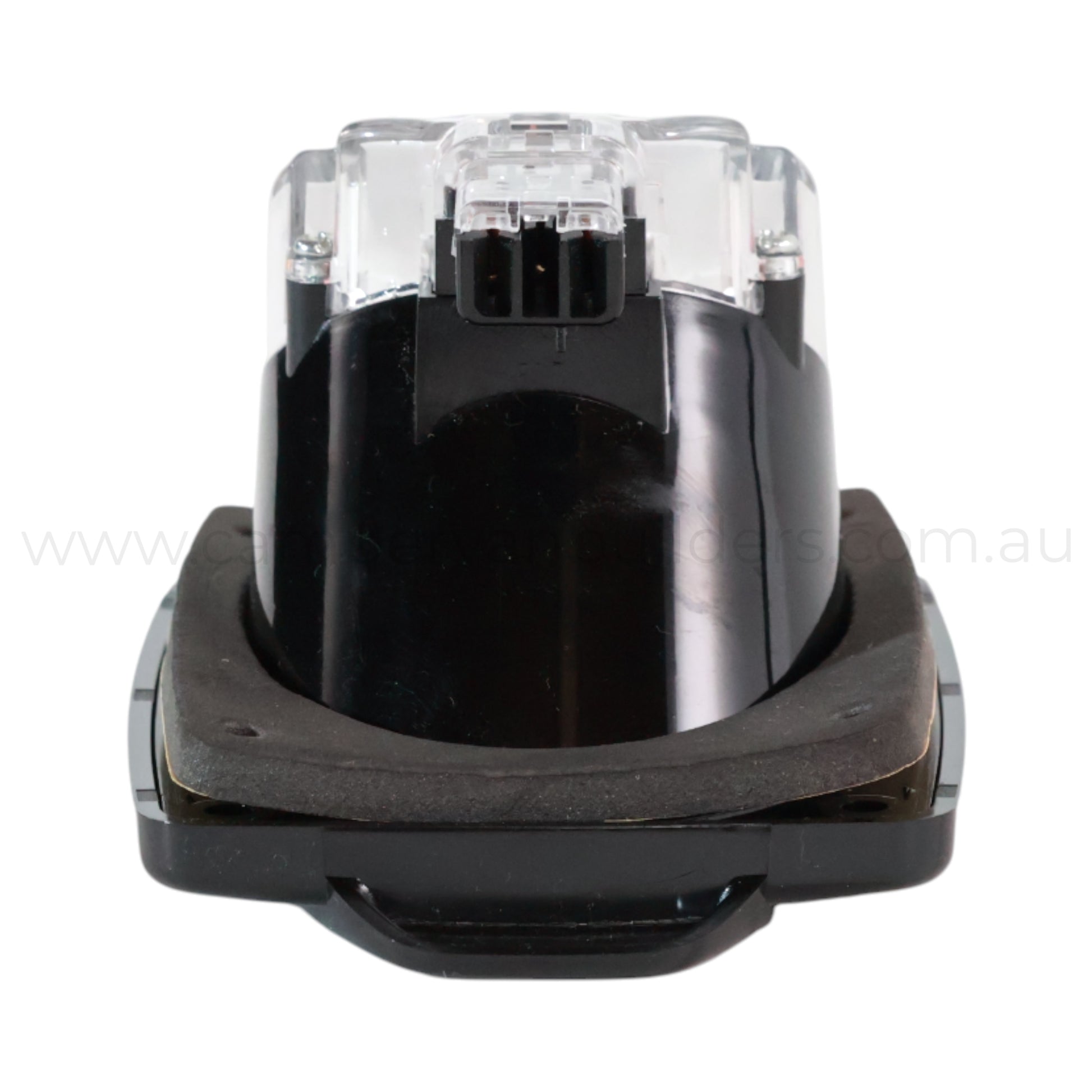 campervan black 15a 240v inlet for neat outside mounting and reliable power connection