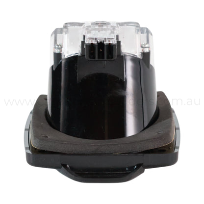 campervan black 15a 240v inlet for neat outside mounting and reliable power connection