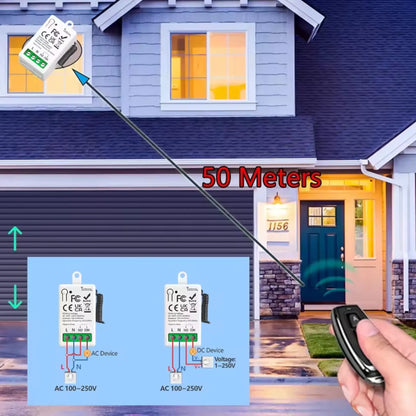 rv wireless relay switch with remote control dc 6-36v for off grid electrical setups