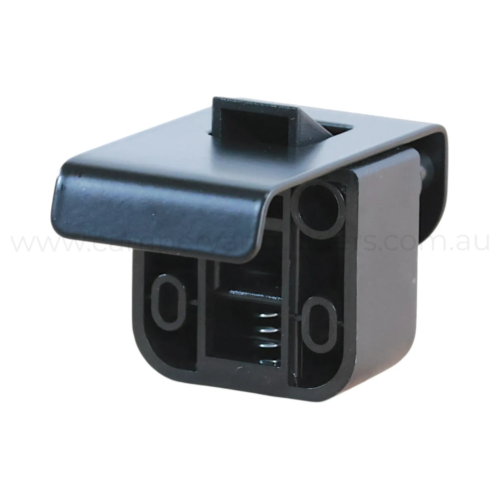 Caravan matte black ROKR locking latch for secure cupboard closures
