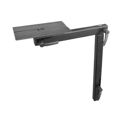 heavy duty 360 degree black aluminum swivel table for motorhome and caravan setups