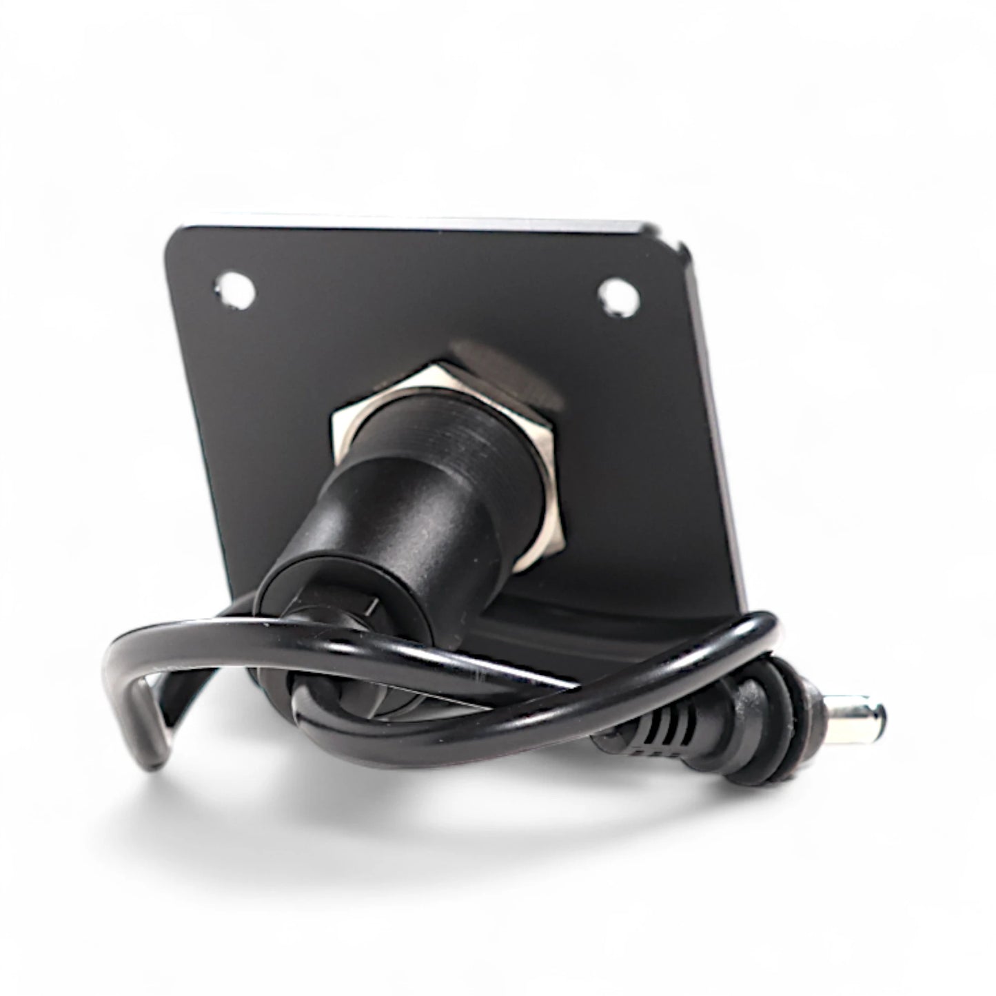 Aluminium Starlink Mini passthrough socket for clean external power installations